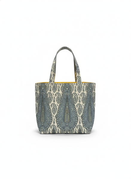 Home Couture Medium Tote:  Kashmir Paisley