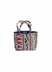China Seas Medium Tote:  Biron Batik - Magenta / New Navy