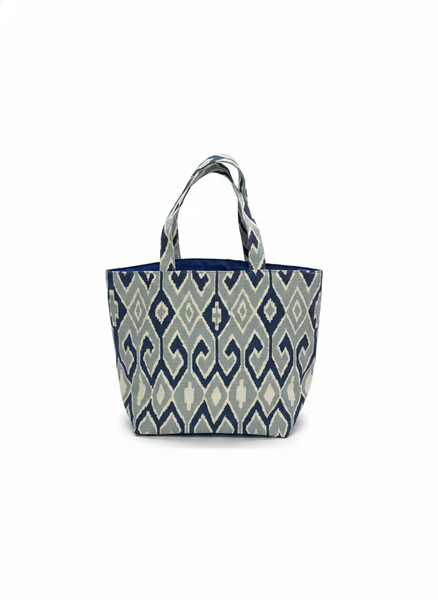 China Seas Medium Tote:  Aquarius - Navy / Custom Blue